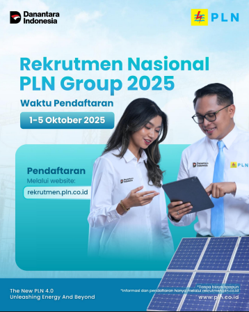TIGA HARI LAGI TUTUP, REKRUTMEN NASIONAL PLN GROUP 2025
