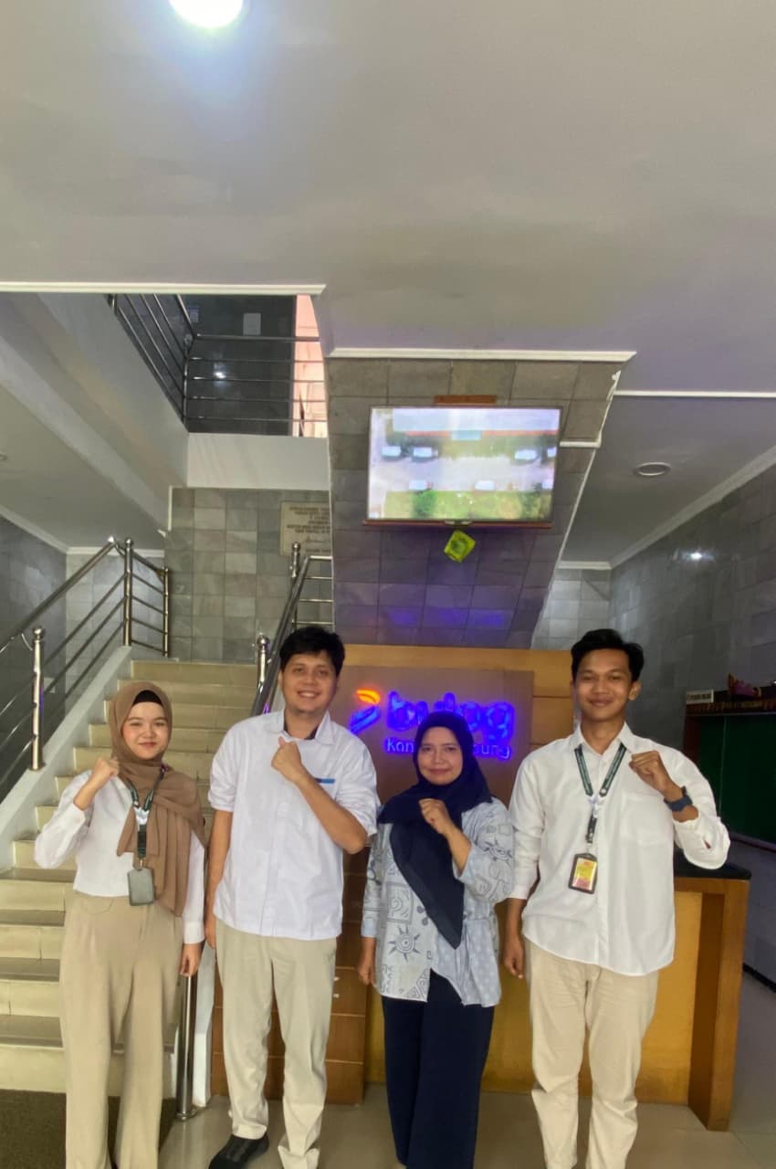 Upgrade Skills in the real world, student of the Teknocrat Intern in Lampung BULOG