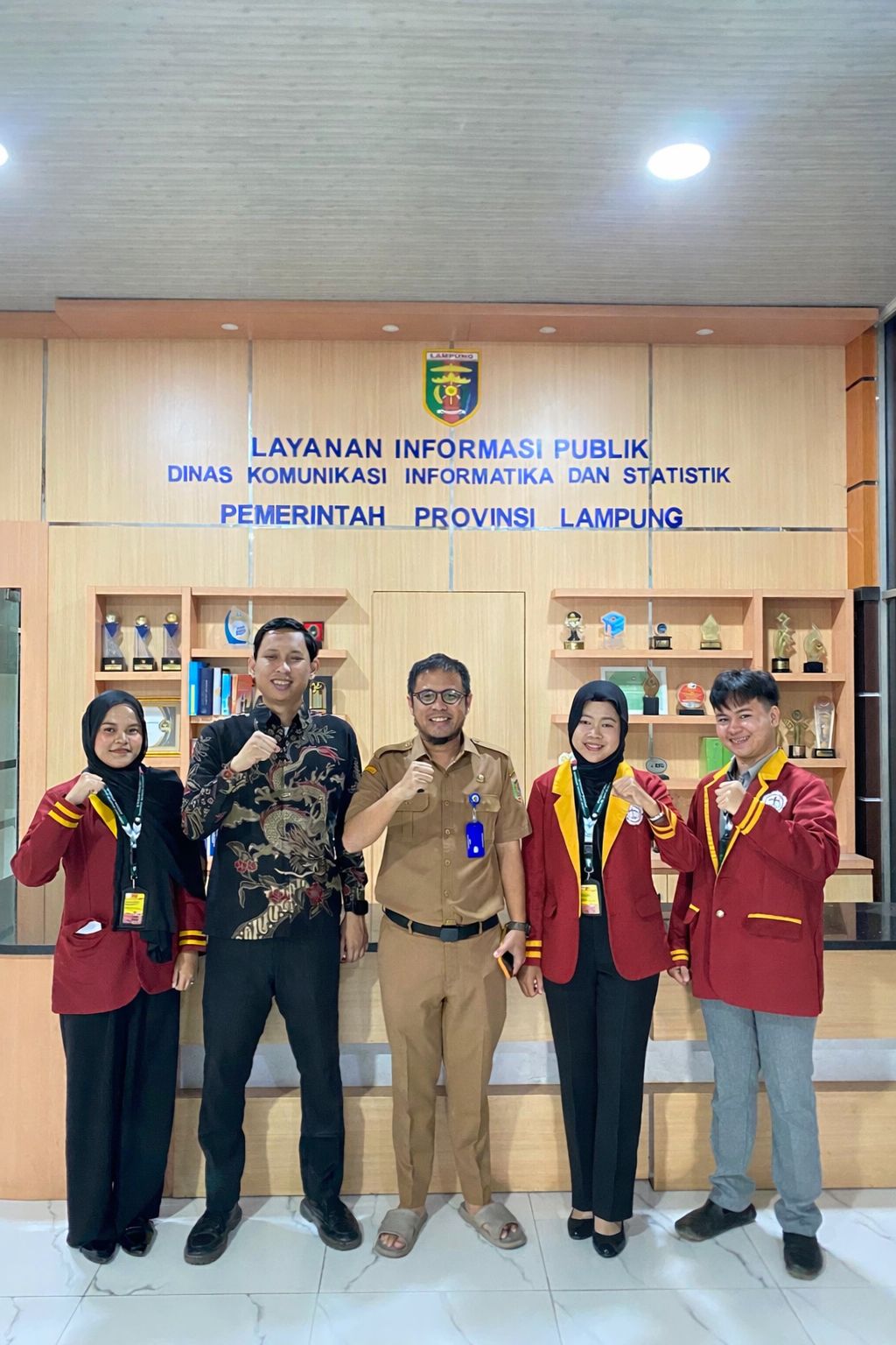 Teknokrat Student Apply College through Self-Interns in Lampung Discomminotic