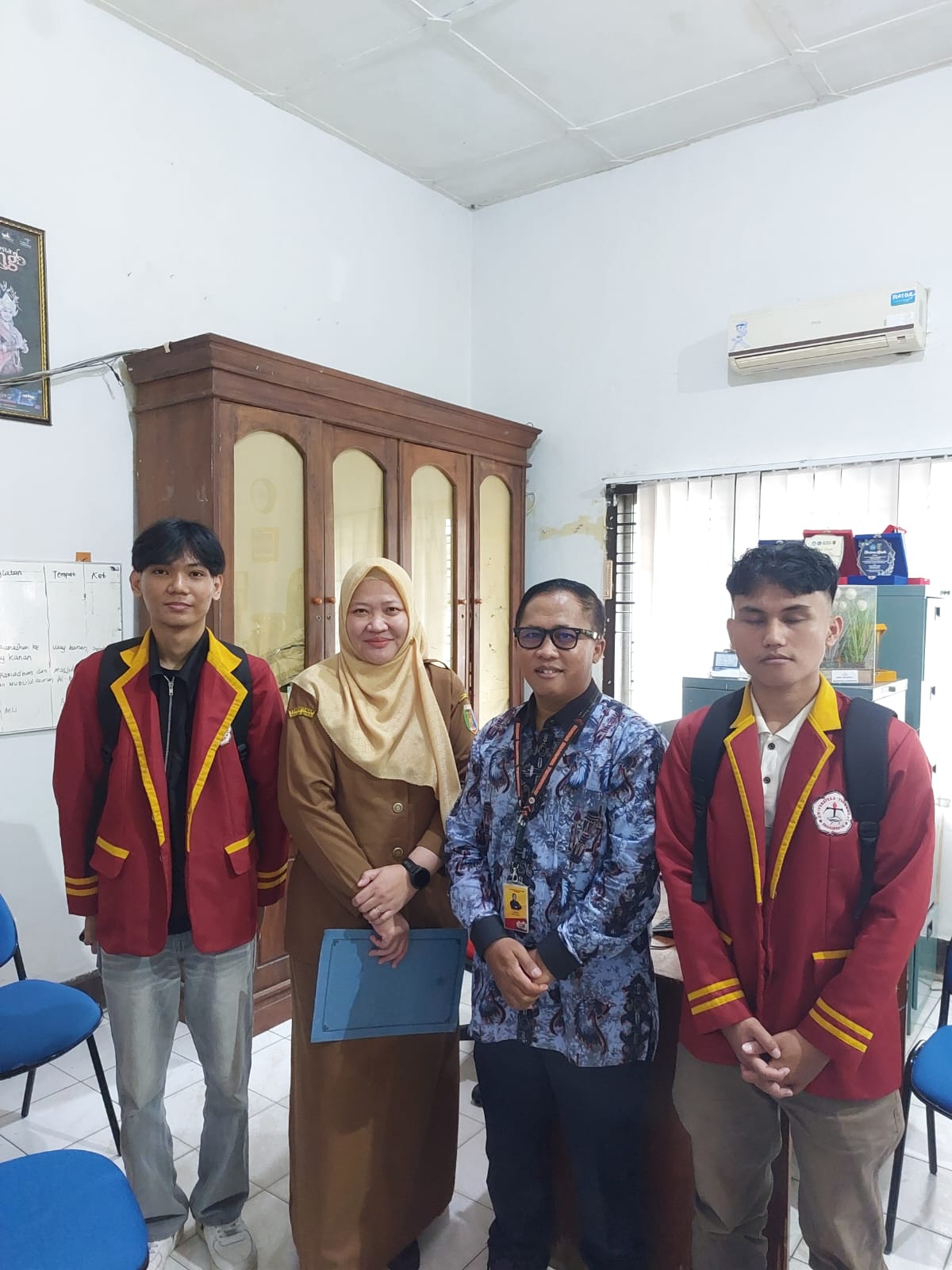 A student at the Lampung Province of Professional Skills.