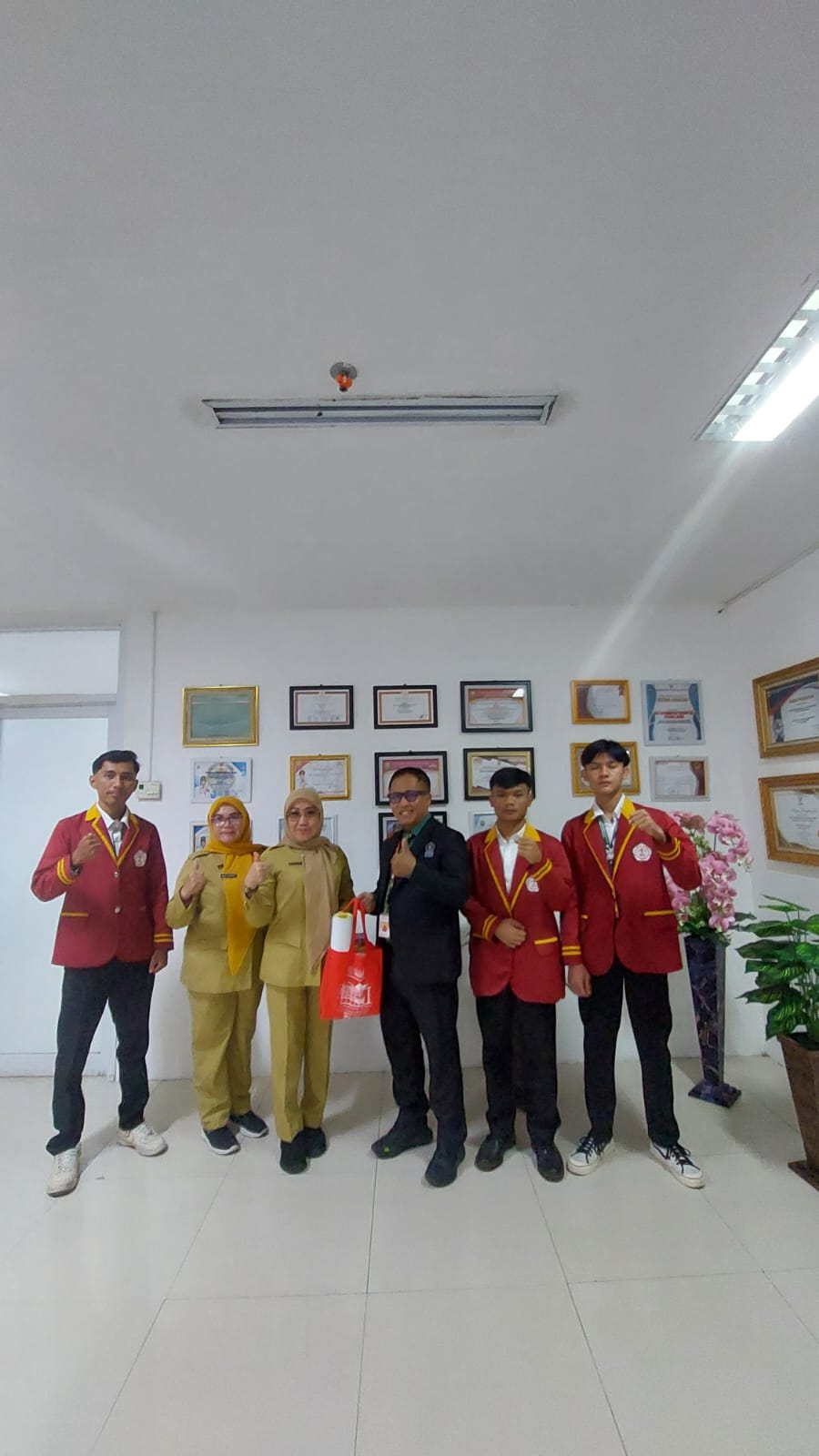 TCTC Universitas Teknokrat Indonesia Laksanakan Penjemputan Mahasiswa PKL di Disdukcapil Kota Bandar Lampung
